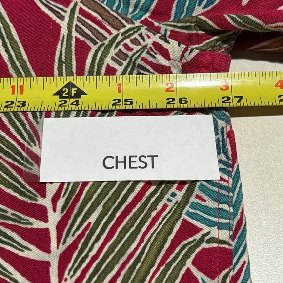 Saddlebred Mens Hawaiian Shirt  Button Up SzXL Short Sleeve Island Tropical USA - Picture 7 of 9